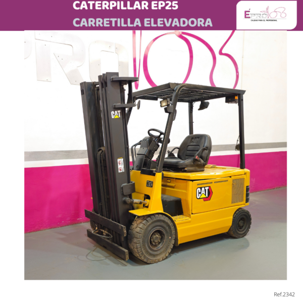 CARRETILLA ELEVADORA CATERPILLAR ELECTRICA 2500 KILOS - Imagen 2