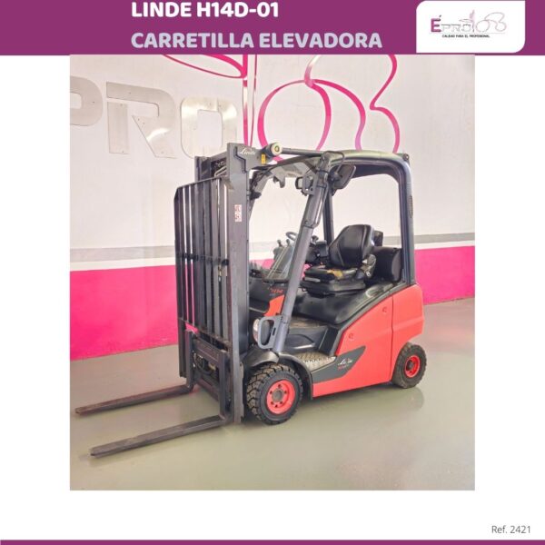 CARRETILLA ELEVADORA DIESEL LINDE - Imagen 2