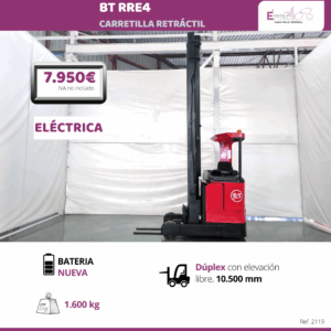 CARRETILLA RETRACTIL BT