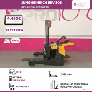 APILADOR-RETRÁCTIL ELECTRICA 800 KILOS