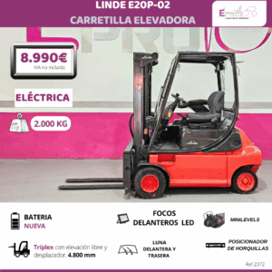 CARRETILLA ELEVADORA LINDE