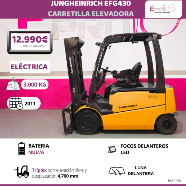CARRETILLA ELEVADORA 3000 KG