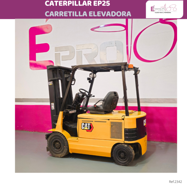 CARRETILLA ELEVADORA CATERPILLAR ELECTRICA 2500 KILOS - Imagen 3