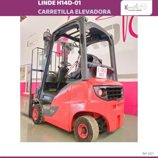 CARRETILLA ELEVADORA DIESEL LINDE - Imagen 3