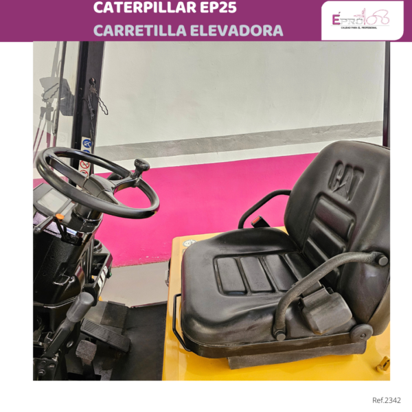 CARRETILLA ELEVADORA CATERPILLAR ELECTRICA 2500 KILOS - Imagen 4