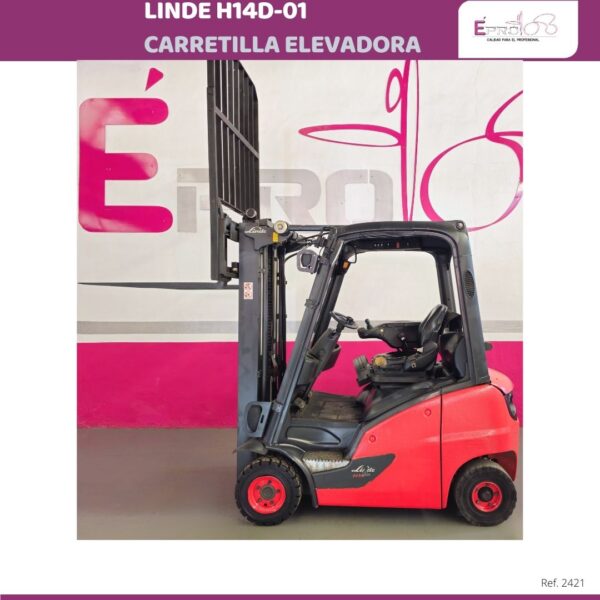 CARRETILLA ELEVADORA DIESEL LINDE - Imagen 4