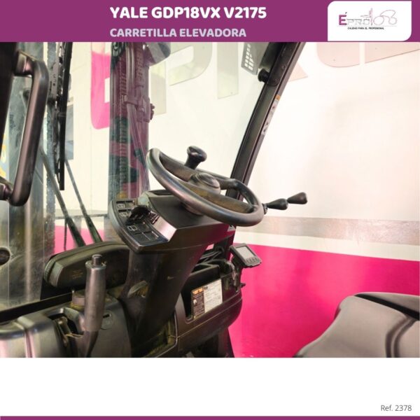 CARRETILLA ELEVADORA DIESEL YALE 1800 KILOS - Imagen 5