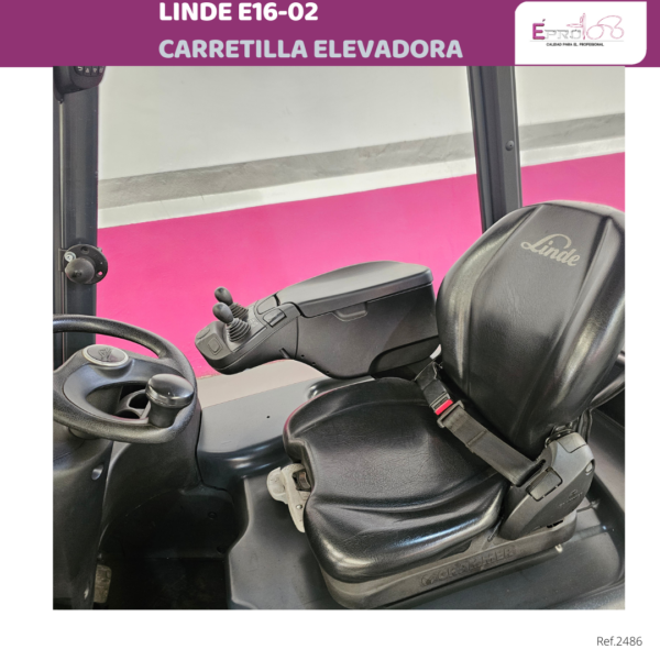 CARRETILLA ELEVADORA ELECTRICA LINDE - Imagen 5