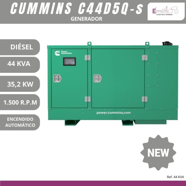 GENERADOR 44 KVA CUMMINS