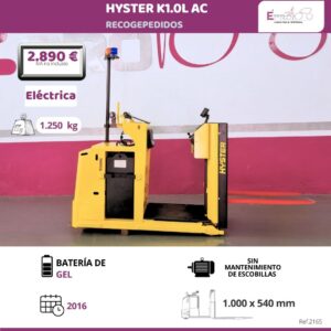 RECOGEPEDIDOS HYSTER 1250 KILOS