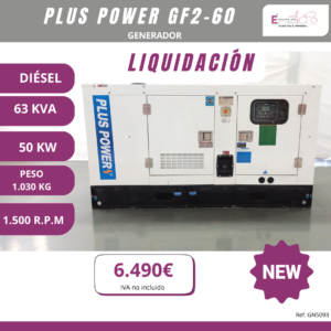 GENERADOR NUEVO 63 KVA