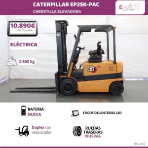 CARRETILLA ELEVADORA CATERPILLAR 2500 KILOS