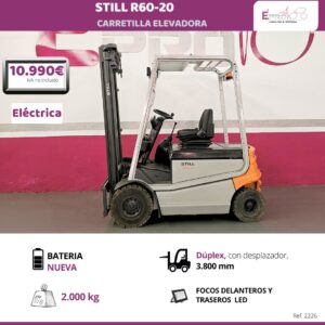 TORO TORITO ELECTRICO STILL 2000 KG