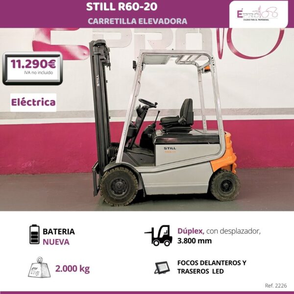 TORO TORITO ELECTRICO STILL 2000 KG