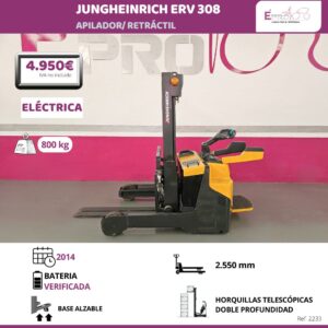 APILADOR-RETRÁCTIL ELECTRICA 800 KILOS