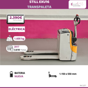 TRANSPALETA ELECTRICA STILL