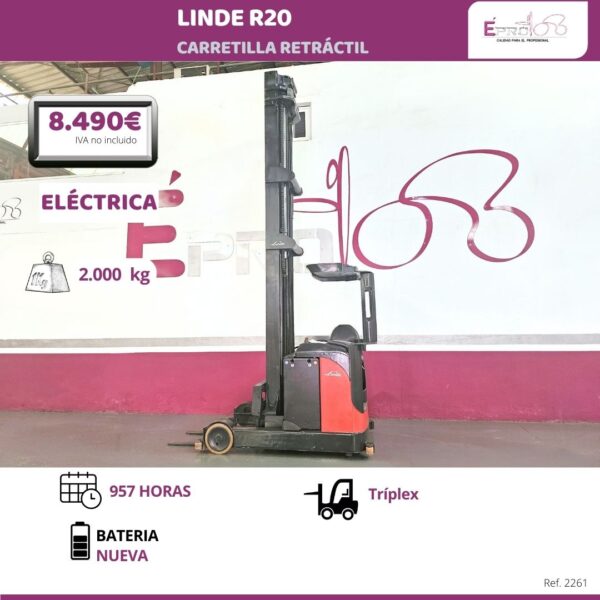 CARRETILLA RETRACTIL LINDE