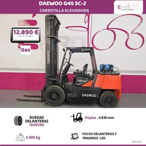 CARRETILLA ELEVADORA DAEWOO
