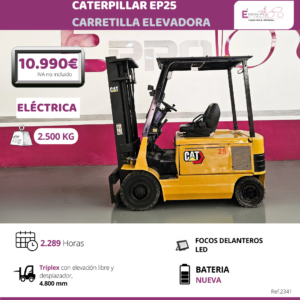 CARRETILLA ELEVADORA 2500 KILOS