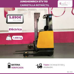 CARRETILLA RETRACTIL 1000 KILOS