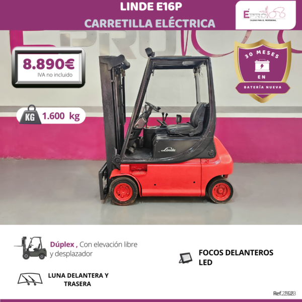 CARRETILLA ELEVADORA LINDE