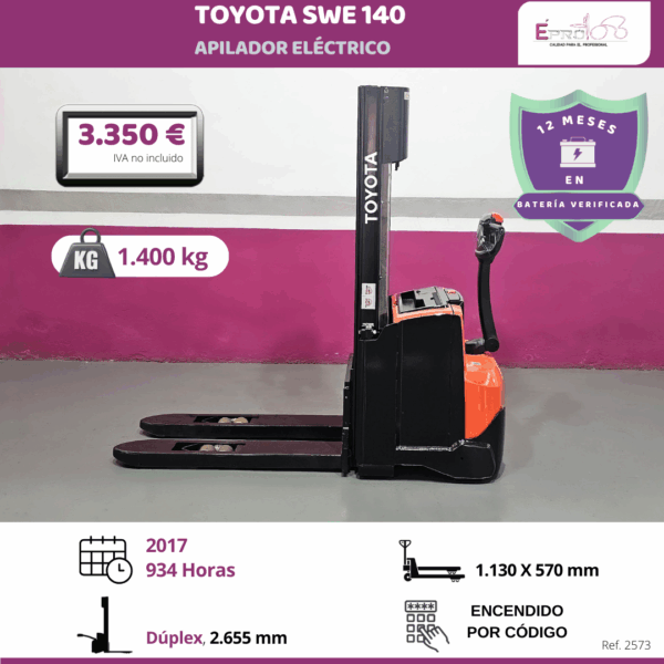 APILADOR ELECTRICO 1400 KILOS