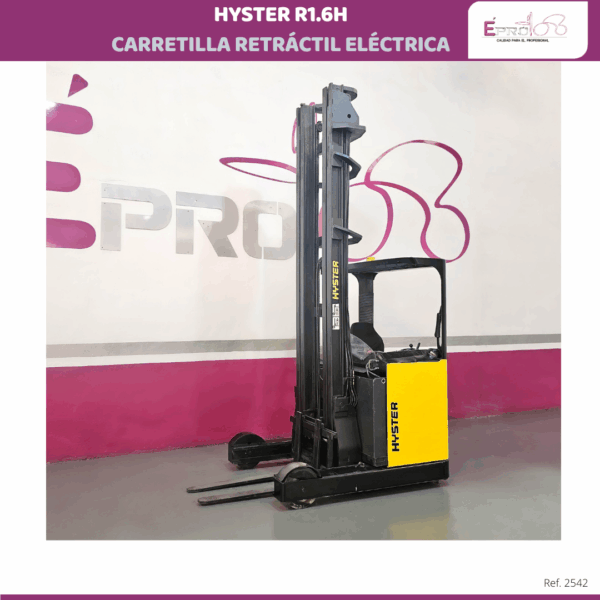 CARRETILLA RETRACTIL TRÍPLEX HYSTER - Imagen 2