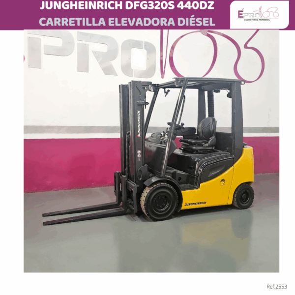 CARRETILLA ELEVADORA DIESEL JUNGHENRICH - Imagen 2