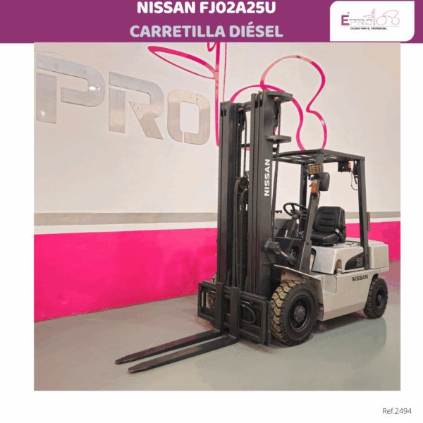 CARRETILLA ELEVADORA NISSAN - Imagen 2