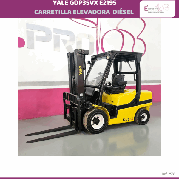 CARRETILLA ELEVADORA YALE 3500 KILOS - Imagen 2