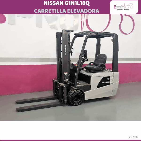CARRETILLA ELEVADORA 1.800 KILOS NISSAN - Imagen 2