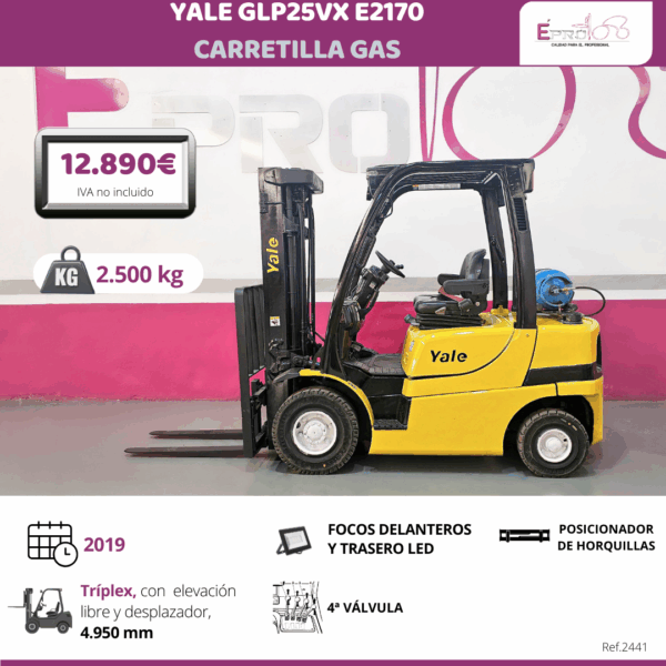 CARRETILLA ELEVADORA GAS YALE
