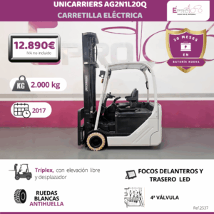 CARRETILLA ELEVADORA UNICARRIERS ELECTRICA