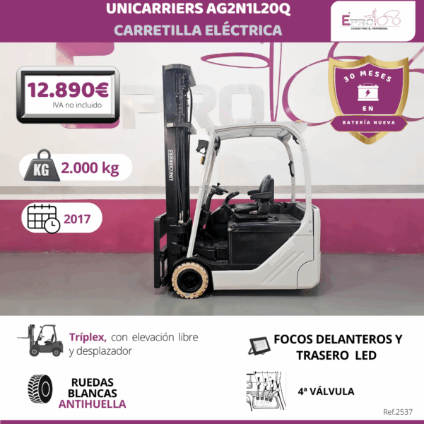 CARRETILLA ELEVADORA UNICARRIERS ELECTRICA