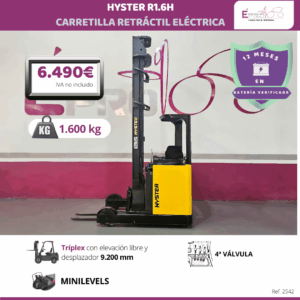 CARRETILLA RETRACTIL TRÍPLEX HYSTER