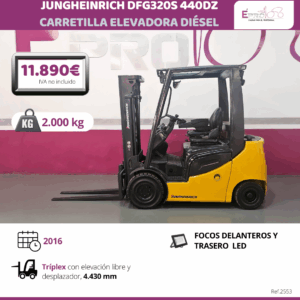 CARRETILLA ELEVADORA DIESEL JUNGHENRICH