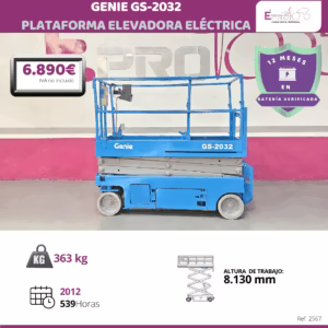 PLATAFORMA ELEVADORA GENIE GS-2032