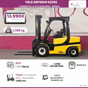 CARRETILLA ELEVADORA DIESEL GPD35VX E2345