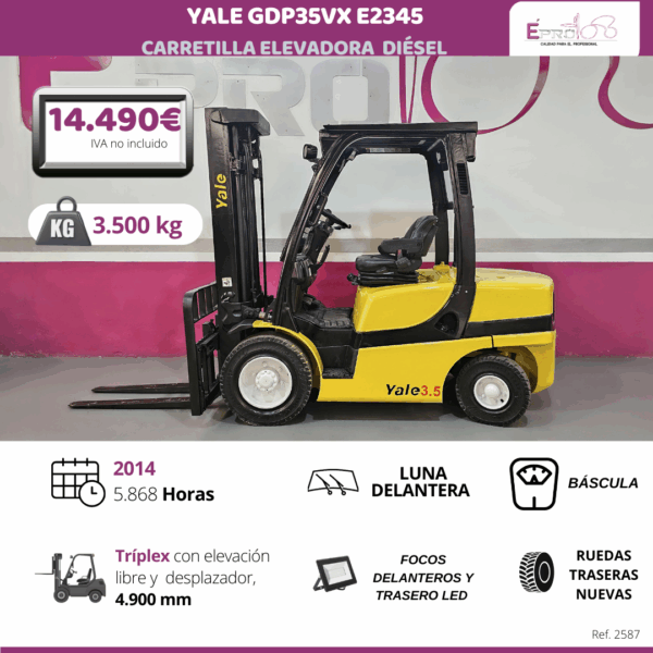 CARRETILLA ELEVADORA DIESEL