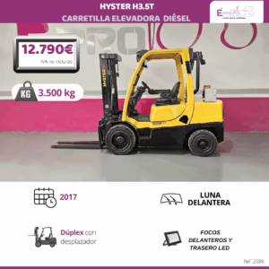 CARRETILLA ELEVADORA DIESEL HYSTER H3.5T