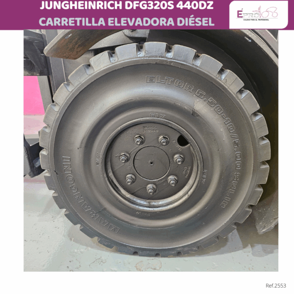 CARRETILLA ELEVADORA DIESEL JUNGHENRICH - Imagen 6