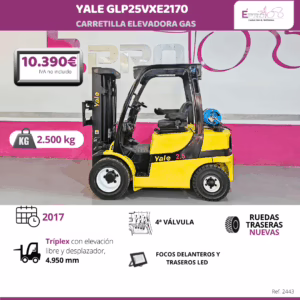 CARRETILLA ELEVADORA YALE 2017