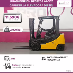 CARRETILLA ELEVADORA DIESEL JUNGHENRICH