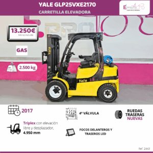 CARRETILLA ELEVADORA YALE 2017