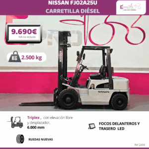 CARRETILLA ELEVADORA NISSAN