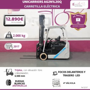CARRETILLA ELEVADORA UNICARRIERS ELECTRICA