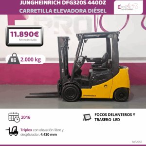 CARRETILLA ELEVADORA DIESEL JUNGHENRICH