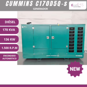 GENERADOR CUMMINS 170 KVA
