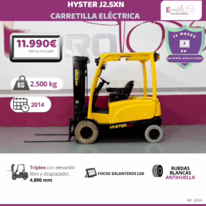 CARRETILLA ELEVADORA DIESEL HYSTER J2.5XN