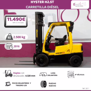 CARRETILLA ELEVADORA DIESEL HYSTER H2.5T